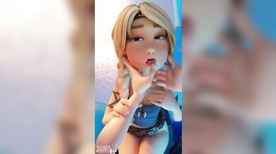 Blender Knight's Unforgettable BJ: Astrid's Wet and Slippery Tongue