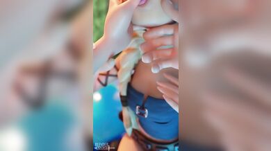 Blender Knight's Unforgettable BJ: Astrid's Wet and Slippery Tongue