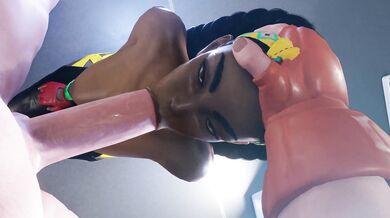 Tight & Wet Fucking: Kimberly's Deepthroat Surprise for Luke after an Intense Sparring Session [RougeNine]