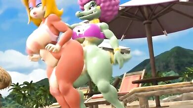 Monkey Banged by a Horny Crocodile