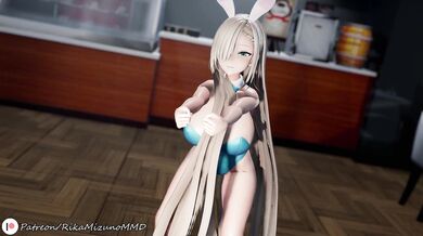 Asuna and Karine's Sexual Encounter - An R-18 MMD Blue Archive