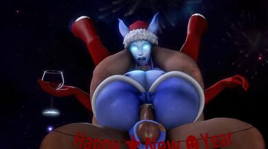 Unnamed Orc Slut Gets Nailed By The Big Bad Blue Dude!
