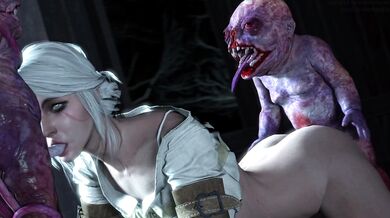 Ciri's Anal Booty Adventures with the Whitetentacle Demon