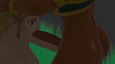 Zelda's Intimate Encounter with FakekingArt
