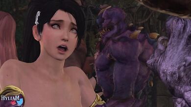 Dead or Alive Girls Experience a Bestial Gangbang