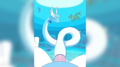 Lugia and Dragonair Get It On