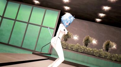 Neko-Naughty: Horny Hololive Cat Girl's Underwear Dance Party with MMD'd Blue-haired Nekomata Okashi