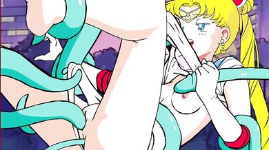 Sailor Moon Gets Tentacle-ly Fucked in Her Magical Pussy
