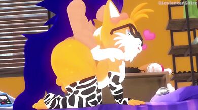 Sonic's Rough Sex with Nerdy Tails and Loud Sounds [Leviantan581remix]