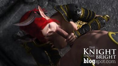 The Knight Shines Bright: Red-Haired Castanic Babe Gets Anal Fucked