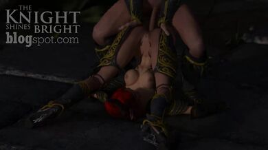 The Knight Shines Bright: Red-Haired Castanic Babe Gets Anal Fucked
