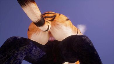 Prowling Lioness Beds Dominant Wolf