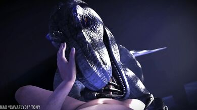 Jurassic World Special Delivery: A T-Rex's Hunger for Hot Human Servings