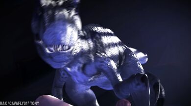 Jurassic World Special Delivery: A T-Rex's Hunger for Hot Human Servings