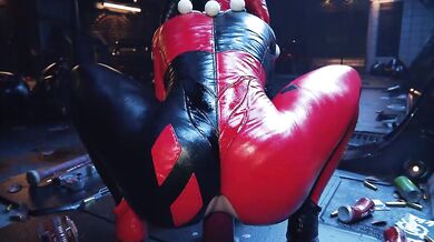 Harley Quinn Rides Her Favorite Toy