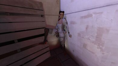 Futanari Wolf's Alleyway Rendezvous