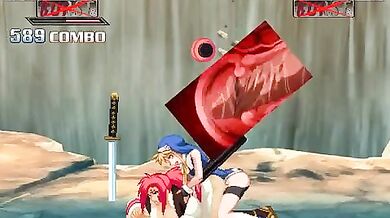 Mugen Rape - Bridget and Baiken's Ferocious Sexual Combat