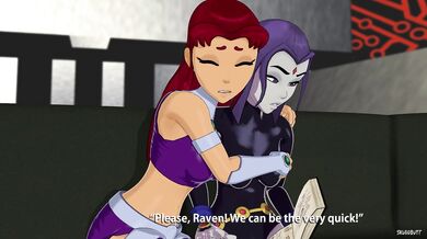 Raven and Starfire get Fucked Hard in the Ass by SkuddButt