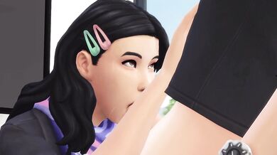 Naughty Aoi's Sexy Vacation Adventures in Sims 4