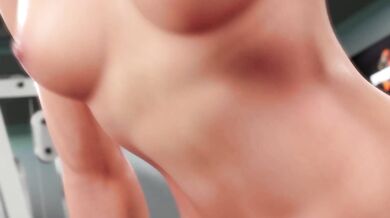Cumming Hard with Cammy's Gym Naked Body in HD!