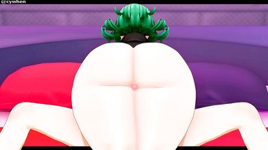 Thighfucking Tatsumaki's Virgin Pussy