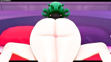 Thighfucking Tatsumaki's Virgin Pussy