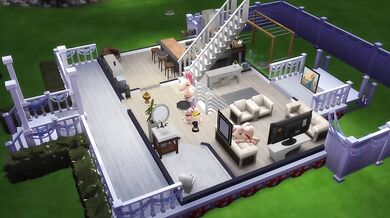 Ghost and Live Dog Cocks for Hitomi Tanaka in Sims-Style Ride