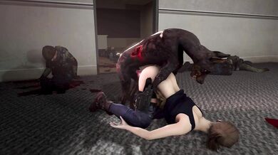 Cunt vs Canine: Claire's Anal Invasion