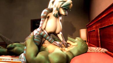 Kasdaq Shark vs Lizard: A Reptilian Orgy of Unnatural Proportions