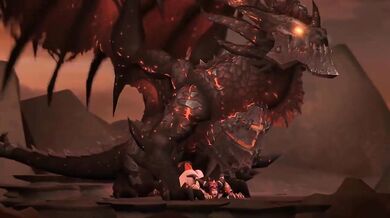 Sexy Dragon Queen Alexstrasza Gets Fucked Hard by Demon Lord Santalol and his Giant Cock in a Hot Lesbian Threesome