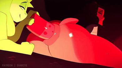 Femboy Toys with Red Slut on Their Sexual Adventures