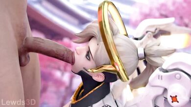 A Salacious 3D Animated Orgy of Mercy's Sensual Oral Pleasures