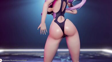 Juicy Pussy Shake Down with Aqua of Minato