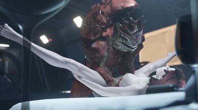 Golden Douches of ZMSFM Shepard and Wrex's Frontal Panel