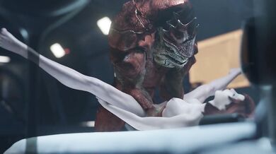 Golden Douches of ZMSFM Shepard and Wrex's Frontal Panel