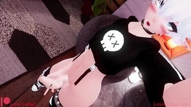 Virtual Reality Masturbation Session with a Feminine Boy