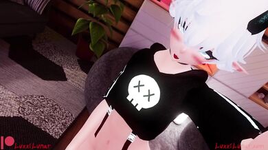 Virtual Reality Masturbation Session with a Feminine Boy