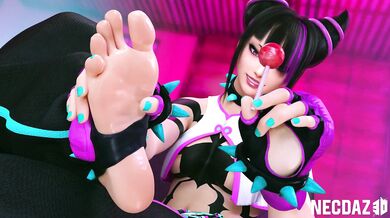 Juri's Toe-Curling Foot Tease (NecDaz3D)