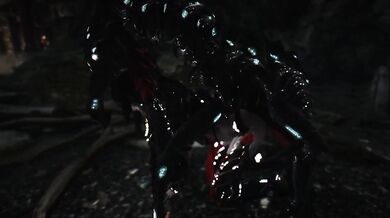 Busty Elf's Tail with Armored Chaurus in Skyrim