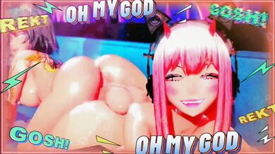 Furry fisting action with a futa catgirl (hands-on POV)
