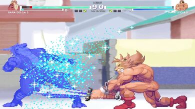 The Perverted Fight Between Delga And Leo In MUGEN Battle #16!