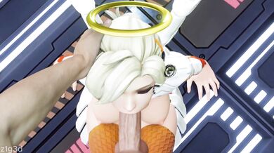 Blowjob with Mercy - A First-Person Perspective