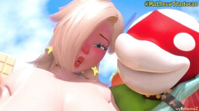 Rosalina and the Four Horny Piranha Plants - Rampant Hardcore Fuckfest