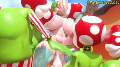 Rosalina and the Four Horny Piranha Plants - Rampant Hardcore Fuckfest