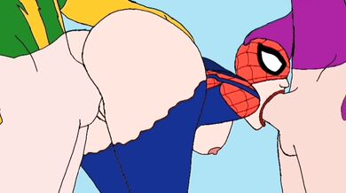 Tight and Wet: Slutty Spider-Girl Mayday Parker Fucks Hard