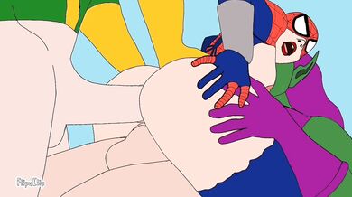 Tight and Wet: Slutty Spider-Girl Mayday Parker Fucks Hard