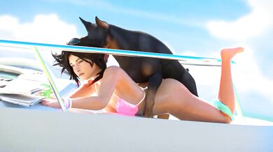 Lara Croft's Doggy Style Cake [CreamyFillings]