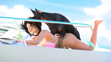 Lara Croft's Doggy Style Cake [CreamyFillings]