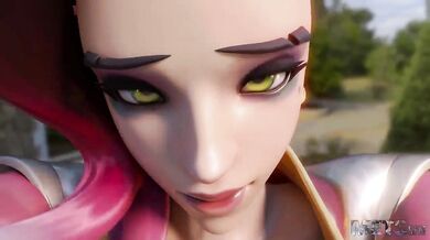 Bangin' the Busty Sombra with a Stiff Standing Cock - Metaphors for Sexual Intercourse