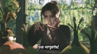 Muito mais do que dois tentáculos - Hermione e a planta de tentáculos (legendado em PT-BR)